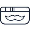 Clipart of yet another mustache